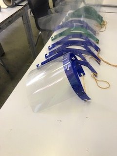 06.04.20 KTC doing their bit for the NHS....Mrs Morris and Mr Hosier using their time to make masks to donate to the NHS...….. #allinthistogether #keyworkersmakingadifference #NHS