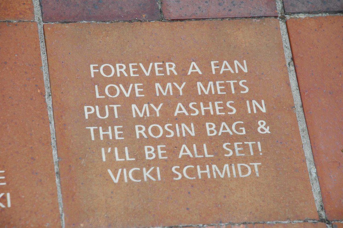 Her brick at  @CitiField