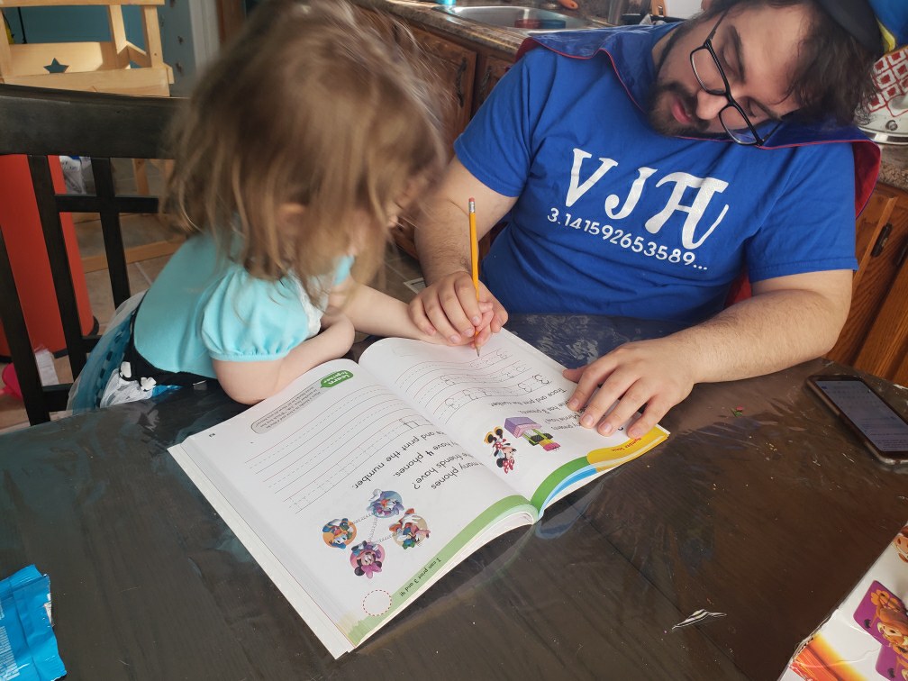 MrGeorgeADAC's tweet photo. @VillanovaSchool 

Day One of #VJHspiritweek 

We're rockin' our school colours today while we try and be productive from home!

#VirtualSpiritWeek https://t.co/molSdHduvy
