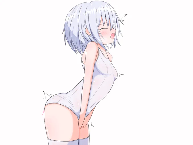 絵304号「ノエさん」スライムがお股に侵入したのでスライムの勝ち。なんで負けたか、明日まで考えといてください。 