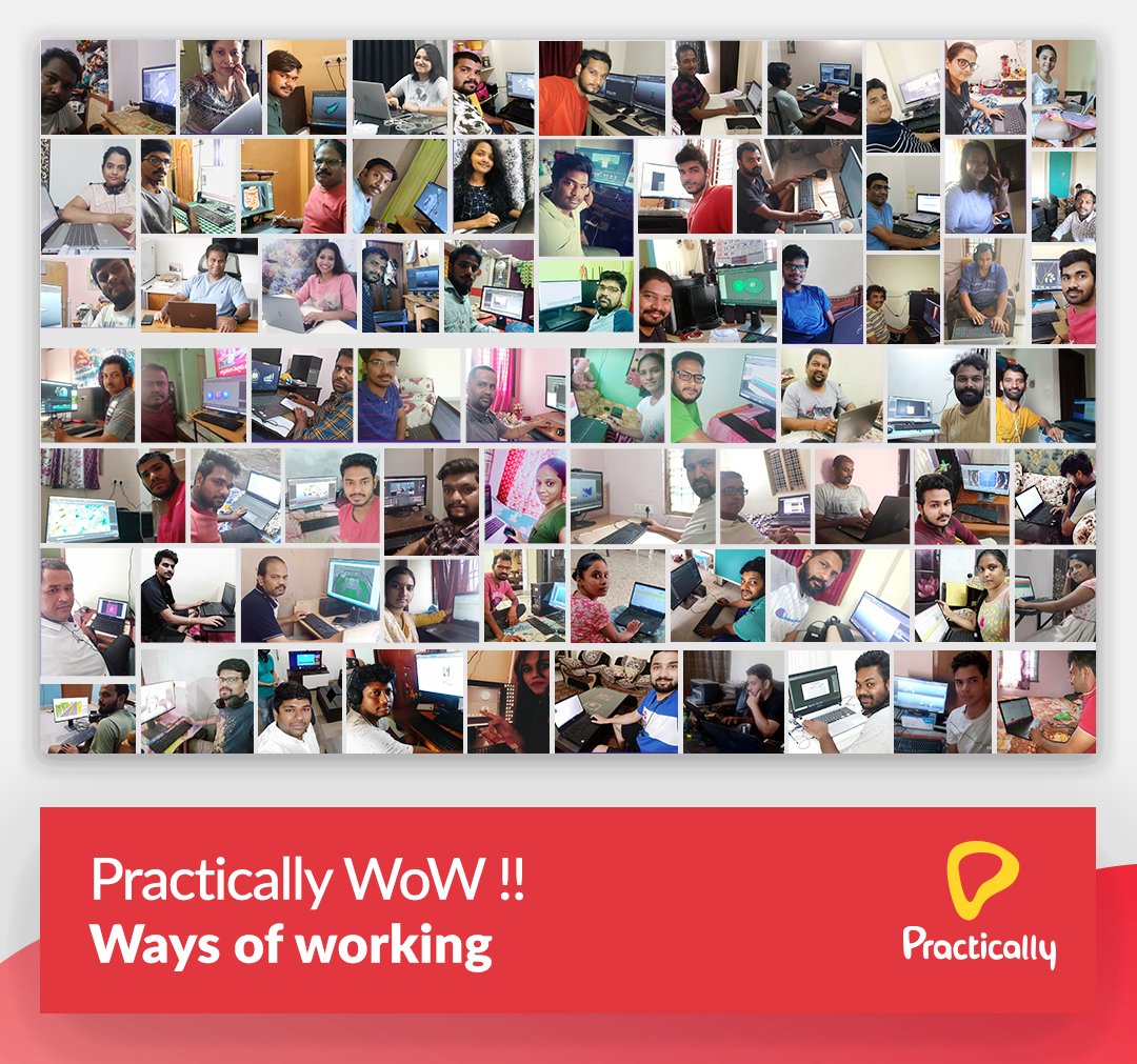 practicallyapp's tweet photo. Practically team working tirelessly adapting to new ways of working. Here is a glimpse of our bright minds at work in their new office space at home.
#3rdflix #Practically #WaysofWorking #WoW #WorkFromHome #WFH #WeAreInThisTogether https://t.co/OOye5I00Kr