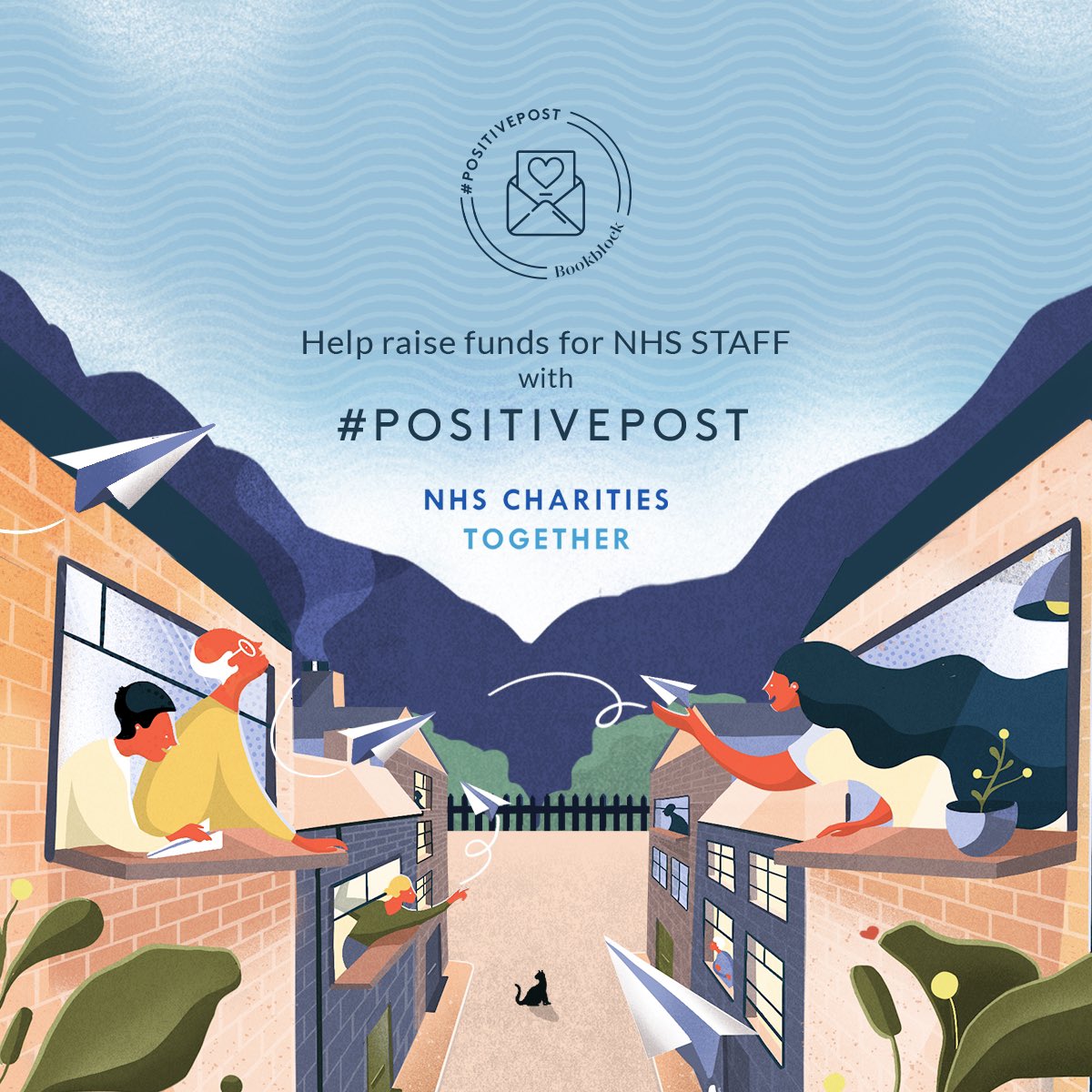 Super pleased to be part of this amazing campaign by <a href="/bookblock/">Bookblock</a>. They’ve just launched #positivepost - a range of free positive postcards that you can send to loved ones to raise money for the NHS Charities Together COVID-19. See my design at bookblock.com/positivepost
