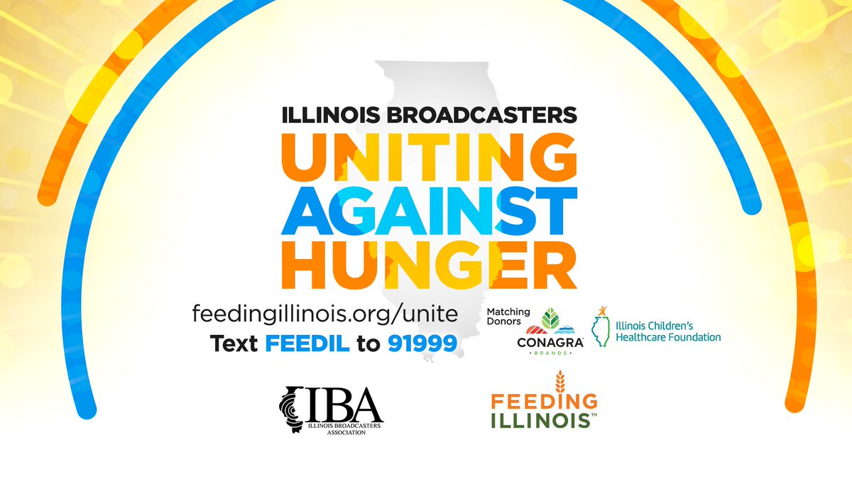 ESPN1000's tweet photo. 12,054 donors and counting! The Illinois Children’s Health Foundation is now matching every dollar donated, up to $200,000! With your help, we can make sure families in our communities have enough to eat. #FeedIL https://t.co/fnJSf1tKOt