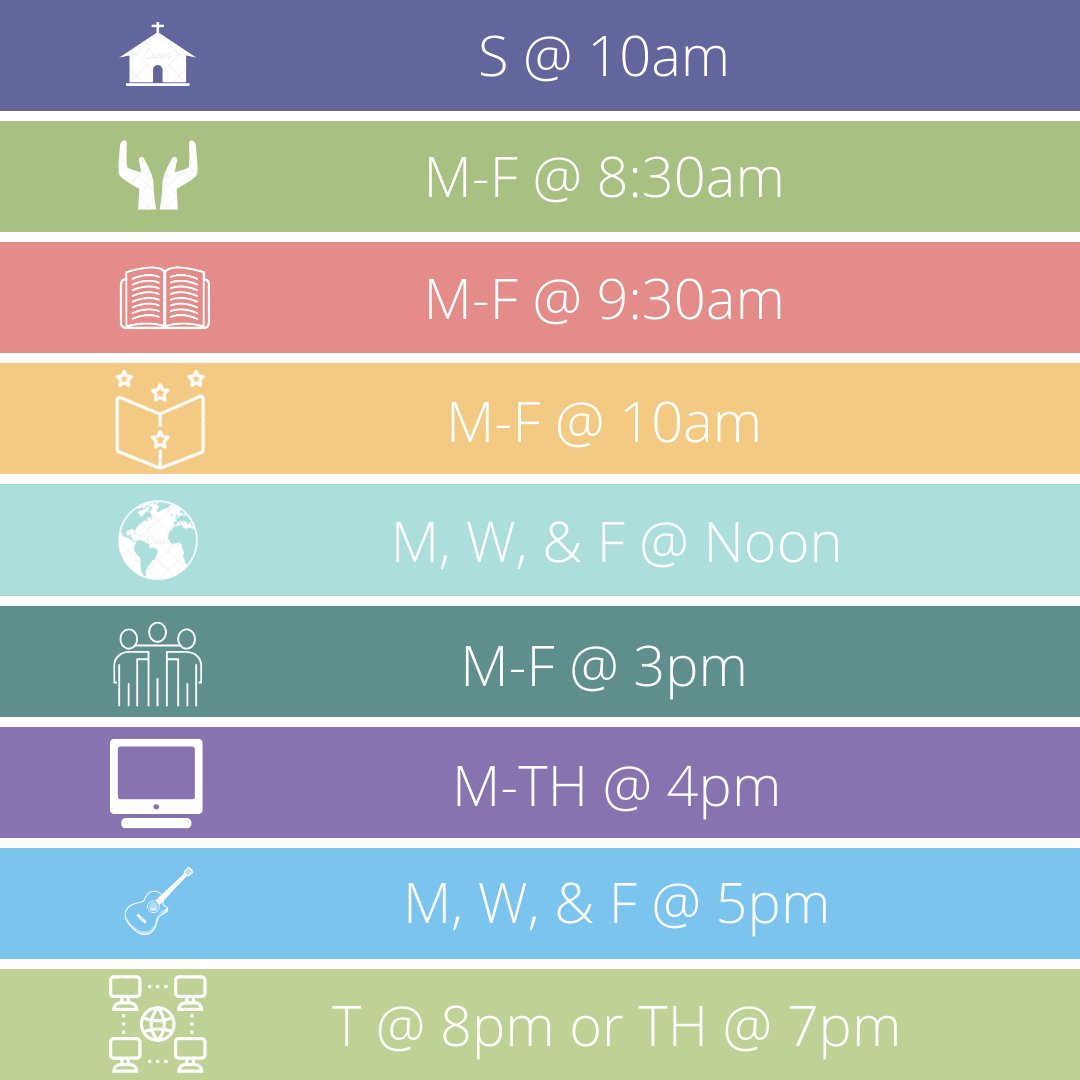 apexcommunity's tweet photo. During these times, structure &amp; predictable patterns are especially important. We have outlined this schedule so you can connect &amp; engage when you want to. Our desire is to continue to equip &amp; encourage you all even though we cannot be together physically. https://t.co/zeZs0WFz4S https://t.co/9jwUu0SJpW