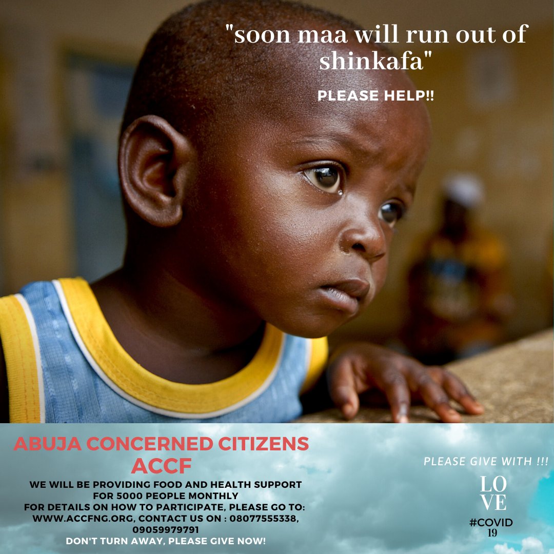 accf_ng's tweet photo. "soon maa will run out of shinkafa" PLEASE HELP!!
_
#accf #COVID19 #coronavirus #lockdowneffect #ncdc #CoronaVirusNigeria #funkeakindele #mondaythoughts #NairaMarley #abujaconcernedcitizens #adele #lockdown #StayAtHome  #SaveLives #Abujalockdown #Hunger  #funkeakindelebello #love https://t.co/D0ac7Sg61a