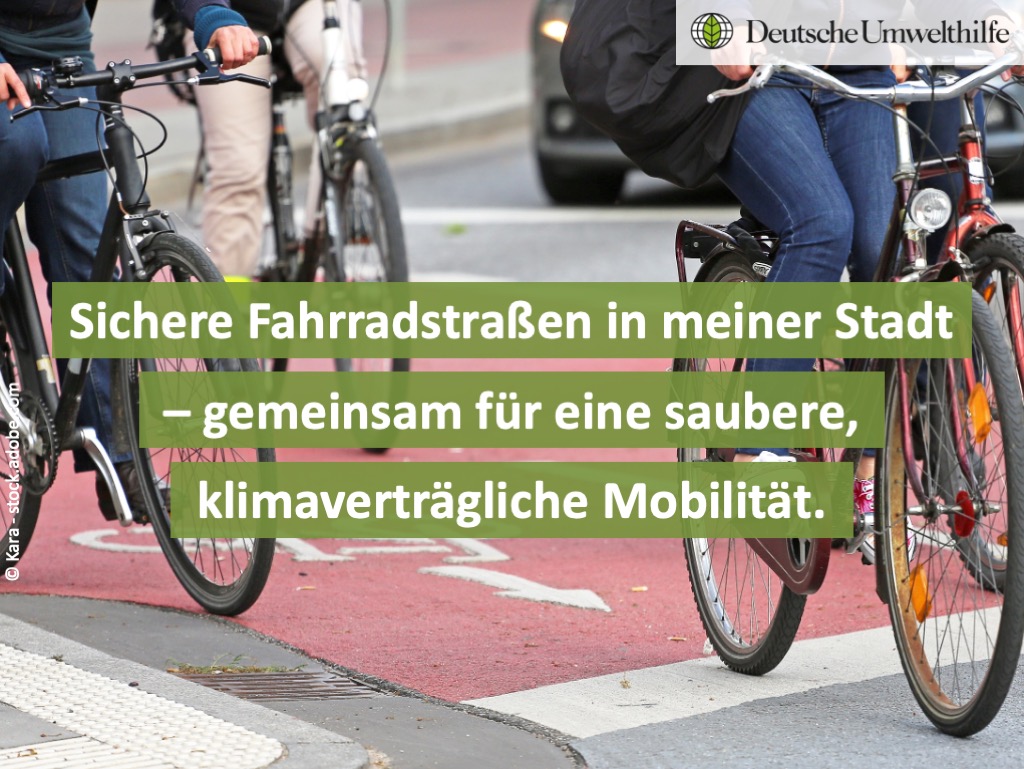 🚲 Sichere #Fahrrad-Straßen jetzt! 🚲

Teilt uns Eure Stadt mit, in der Straßenabschnitte oder Fahrspuren kurzfristig in Fahrrad-Straßen umgewandelt werden sollen.

Gemeinsam für eine saubere, klimaverträgliche #Mobilität und sichere Wege! ➡️ duh.de/fahrradstrasse…