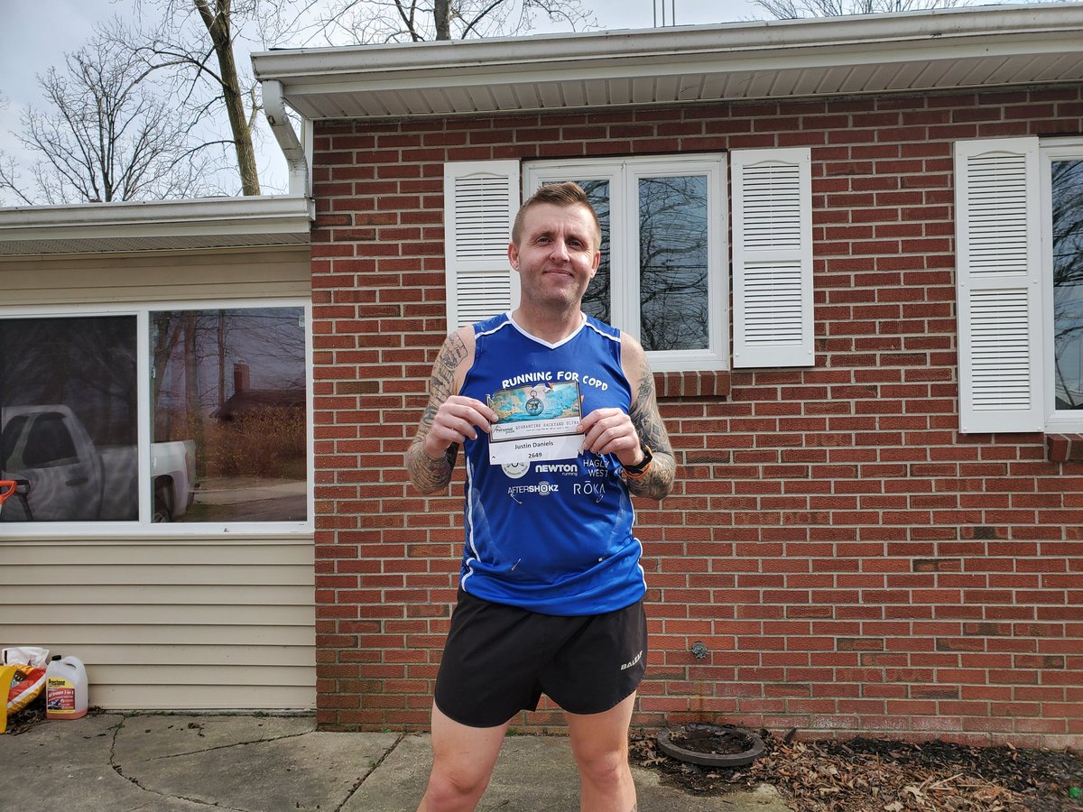 jdizzle2000's tweet photo. Solid run this weekend in the @PersonalPeakEC Backyard Ultra. Completed 8 hrs, 8 Loops for 34.2 miles. Now on to the next endurance race. #quarantineBackyardUltra #ultrarunning #justinrunsamerica #personalpeak https://t.co/7toXdqBbsI