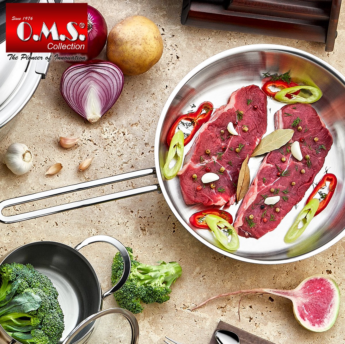 omscollection's tweet photo. Uzun ömürlü, dayanıklı ve mutfakların olmazsa olmazı çelik tavalar O.M.S. kalitesiyle! #omscollection https://t.co/0qel9sPKGf