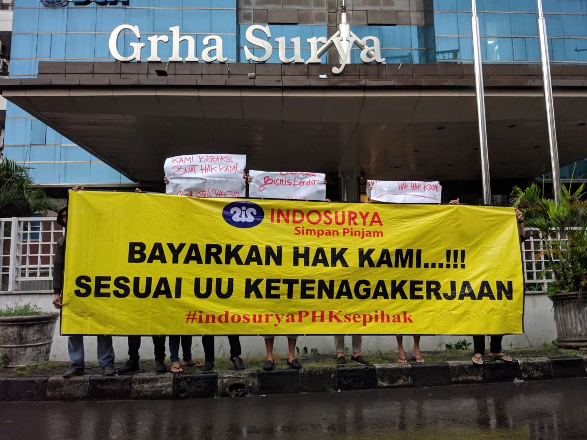 Bantu kasih semangat buat kawan2 pekerja yg terancam phk, jangan mau diobok2 penguasa..! #indosuryasimpanpinjamPHKsepihak 
#indosuryaPHKsepihak