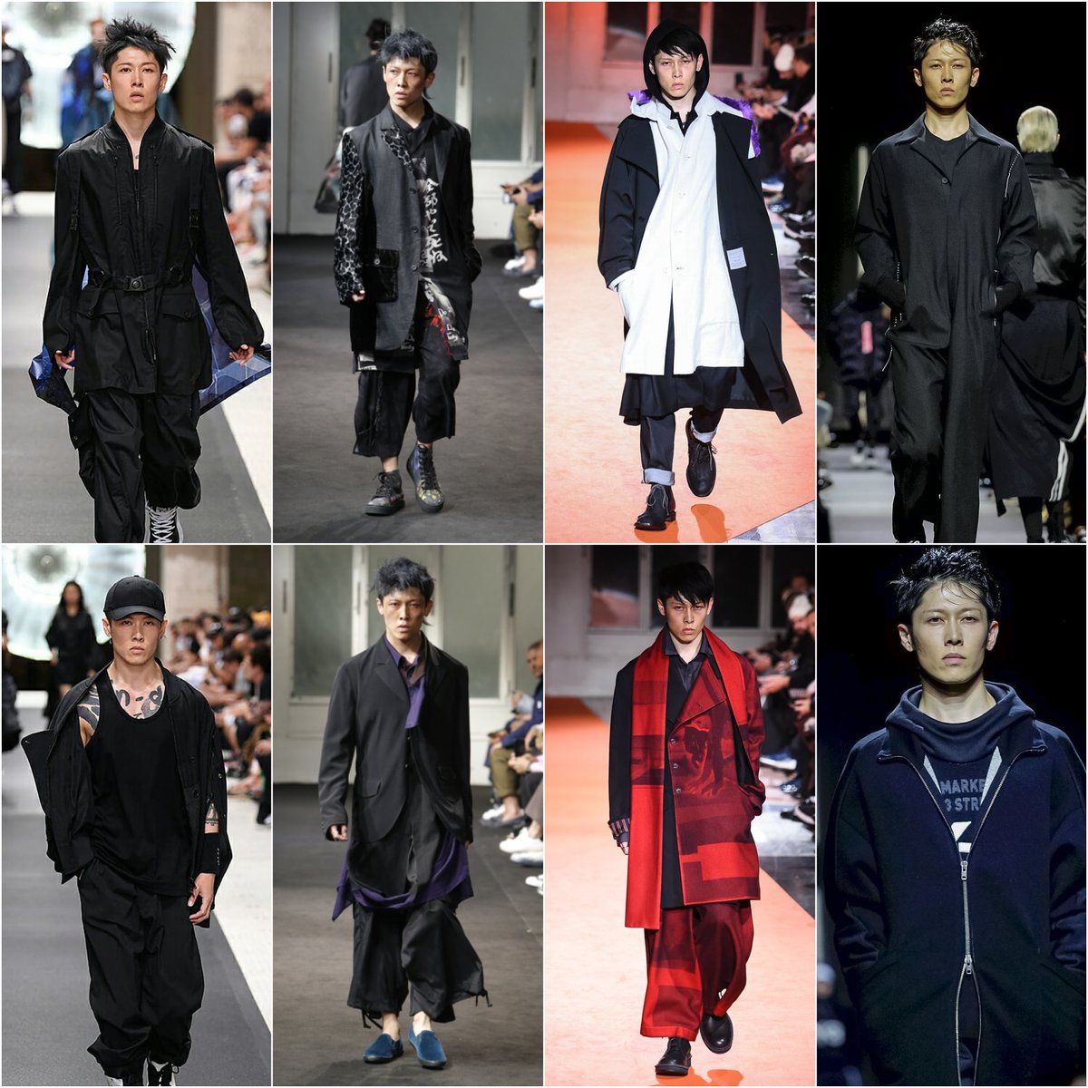 MODA ] #MIYAVI sometimes #model has joined #runways several times posing in  #yohjiyamamoto #addidasy3 #y3 MIYAVI is Yohji Yamamoto #brandambassador \u0026  has done various collaborations with them 🙏🏽 But his network