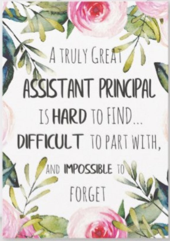 It's National Assistant Principals Week💙
The PTA would like to thank our wonderful Assistant Principals Mr. Herman, Ms.Johnson, Ms.Liberta, Mrs.Agostinacchio and Ms.Schneider for all their hard work and dedication to our children and our school. We appreciate all that you do!!!