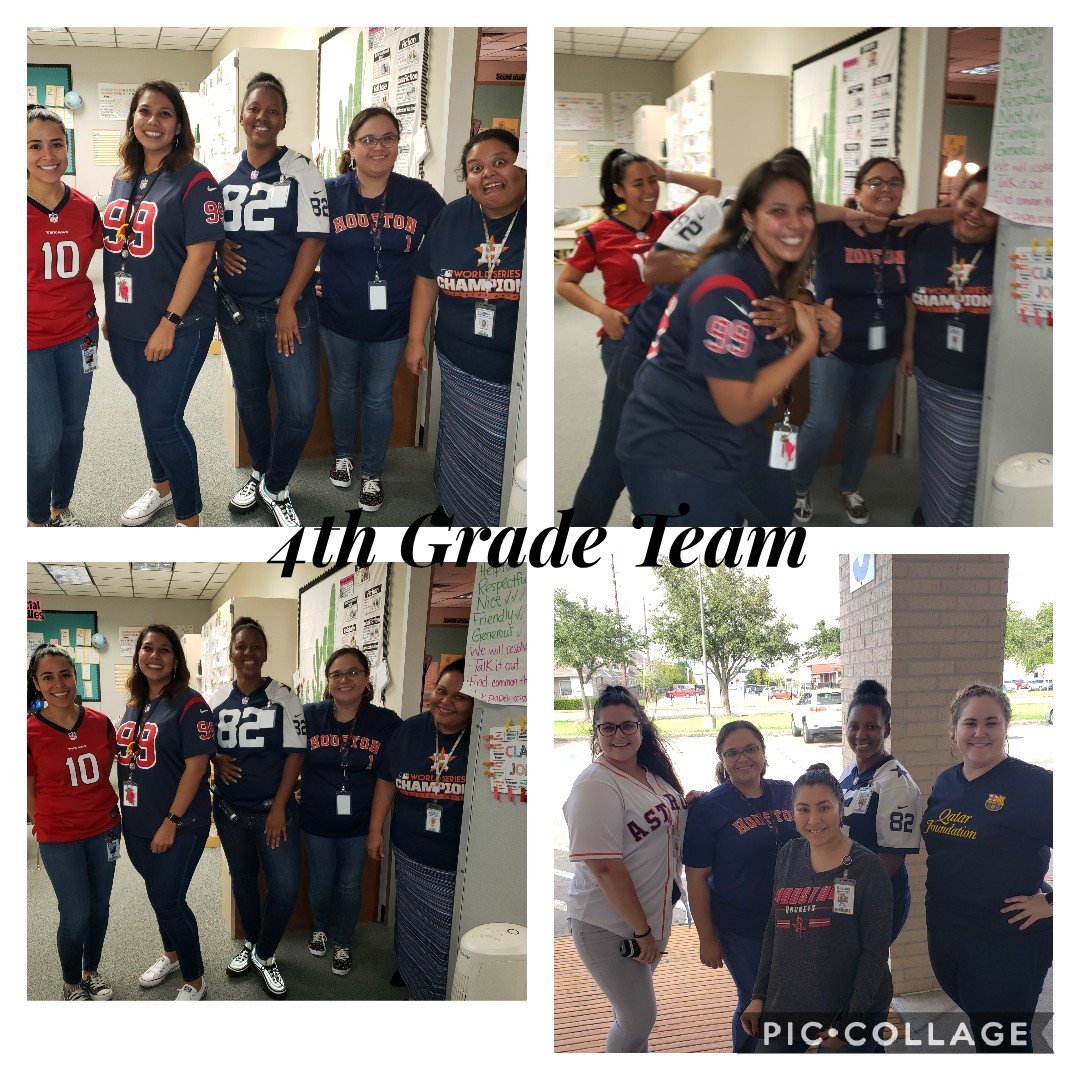 teachershelton's tweet photo. I pick my 4th grade team for #shoutout Monday. Thanks for all the great work everyone has being doing and continue to do for the students as they learn at home. My awesome team! #ALIEFCIA #COLLINSTRIBE #ALIEFPROUD #COLLINSTWEET @EXPLORERSCOL @AliefISD https://t.co/7XC3ZM8Px1