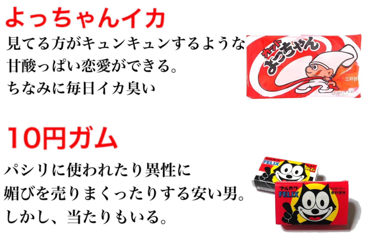 もしお菓子が彼氏だったら？こんな恋愛ができるかもwww