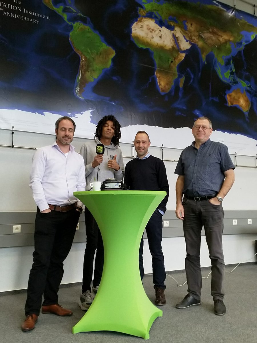 VITO_RS_'s tweet photo. #Throwback to a great week with our entire #remotesensing team. One month ago we welcomed Bouba Kalala @stubru and supported our colleagues @J_decloedt, @jurgeneveraerts & Erwin for the #StuBruAtWork competition. Let's keep this in mind until we can meet again the office.😃👊 https://t.co/01D8ZEqMPU