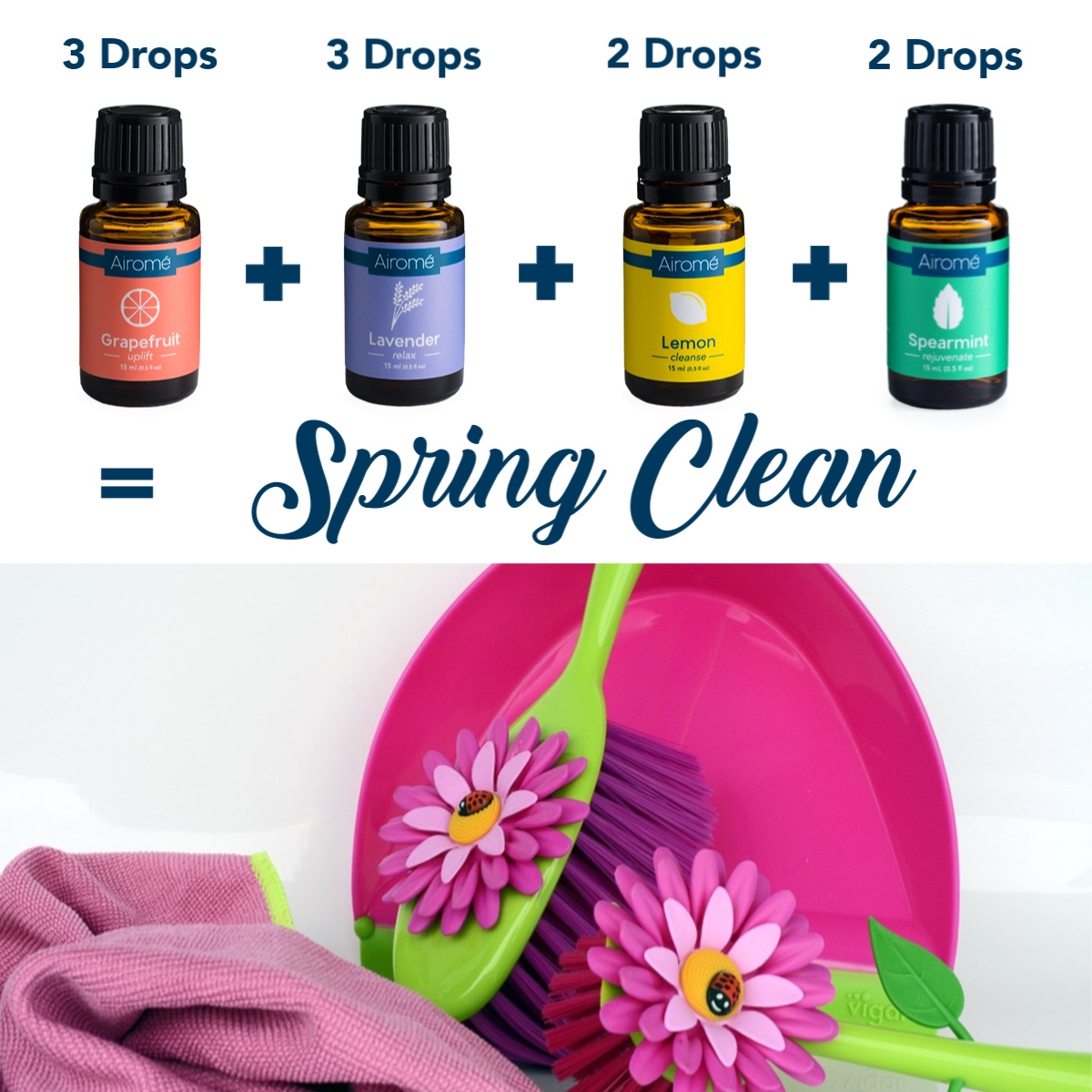 airomeessential's tweet photo. ESSENTIAL OIL PAIRING: 3 drops Grapefruit + 3 drops Lavender + 2 drops Lemon + 2 drops Spearmint = Spring Clean. Get these essential oils and more at https://t.co/3vhh7odWtt. #airome #essentialoils #essentialoil #essentialoilblend #essentialoilpairing #eoblend #eopairing #eolife https://t.co/EOq0UwXRJ7