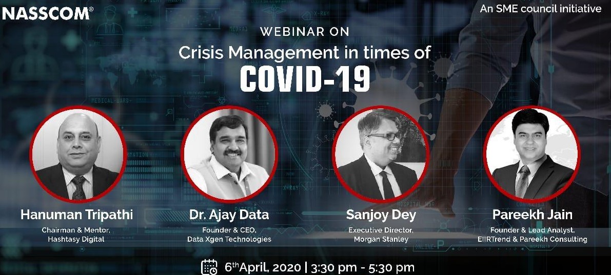 GauravHazra1's tweet photo. 214 attendees &amp; 4 Speakers - Great COVID Crisis Management virtual workshop for @NASSCOMSME !!... @NASSCOM @debjani_ghosh_ Thanks @pareekhjain @DeySanjoy8 @ajaydata @HanumanTrips 
#savejobs #virtualmeetings #managethecrisis #easeliquidity` https://t.co/U5CsRiEyUI