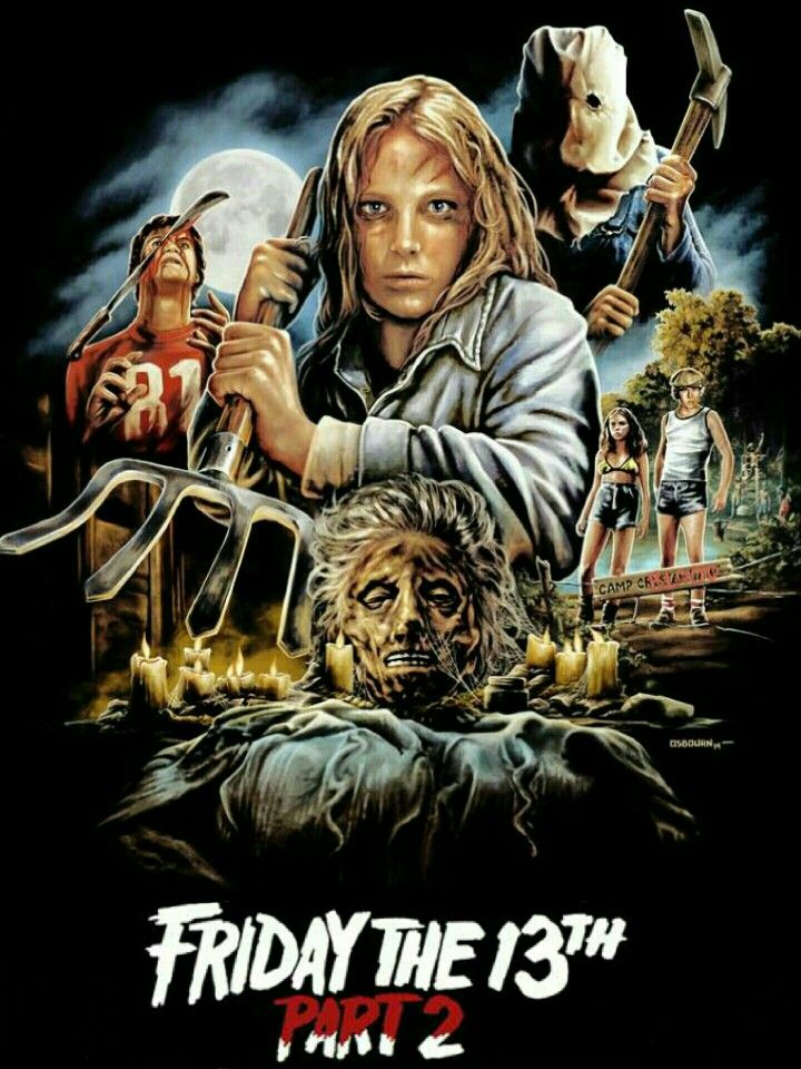 Victor Drax on Twitter: &quot;Friday the 13th Part II (1981). Esta peli es  prácticamente un remake de la anterior, aunque es notable por, de nuevo,  dos elementos: 1) El asesino es, por