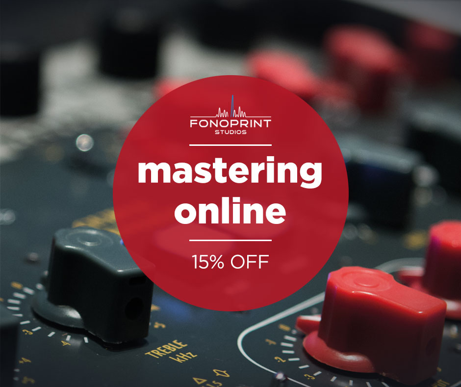 Masterizza la tua musica online > 15% di sconto sull’online mastering fino al 13 aprile (...) continua a leggere > bit.ly/2XhC0xB #Fonoprint #MasteringOnline #MusicMakers