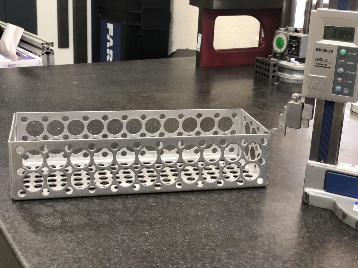 Safran_Cabin's tweet image. If Safran Cabin could provide 80 trays for #COVID19 test kit product sterilization within 36-48 hours? With a quick 3D CAD model the machine code was generated and tooling materials were relocated to support this urgent request.