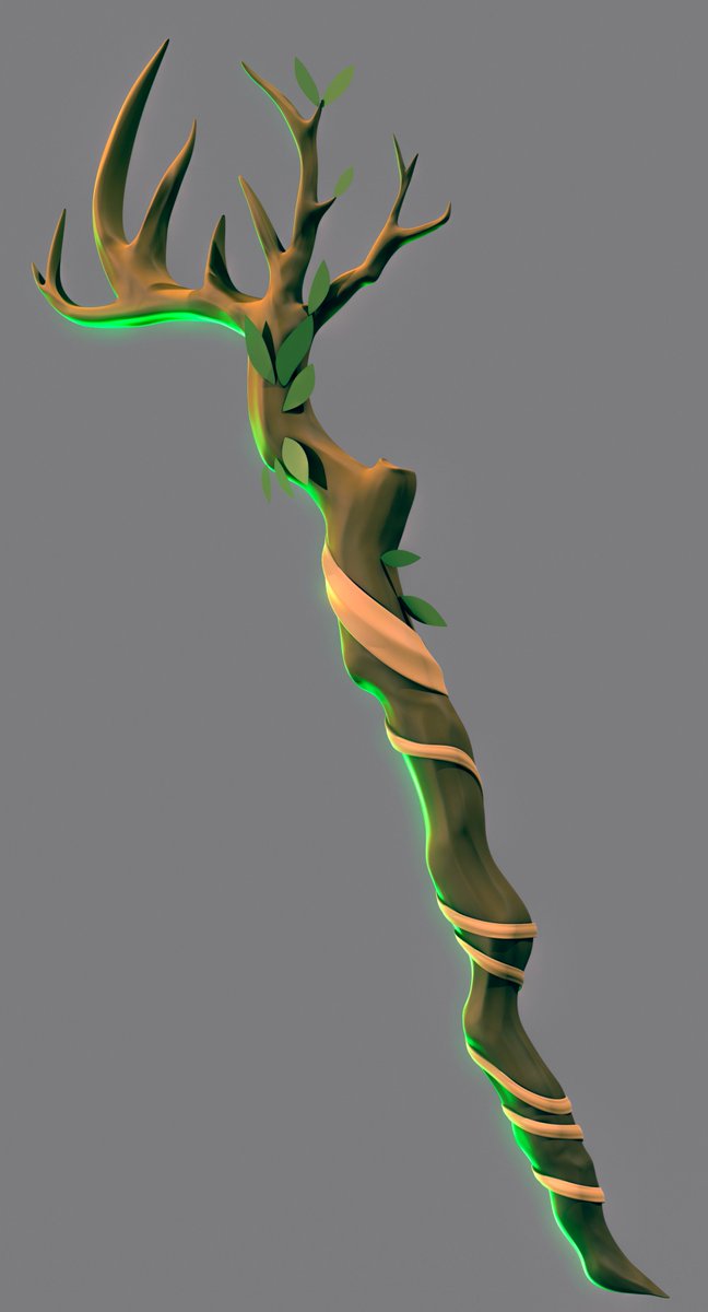 Druid Staff model