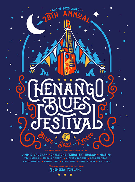 The 28th Annual Chenango Blues Fest lineup announced! Please visit our website for information! chenangobluesfest.org