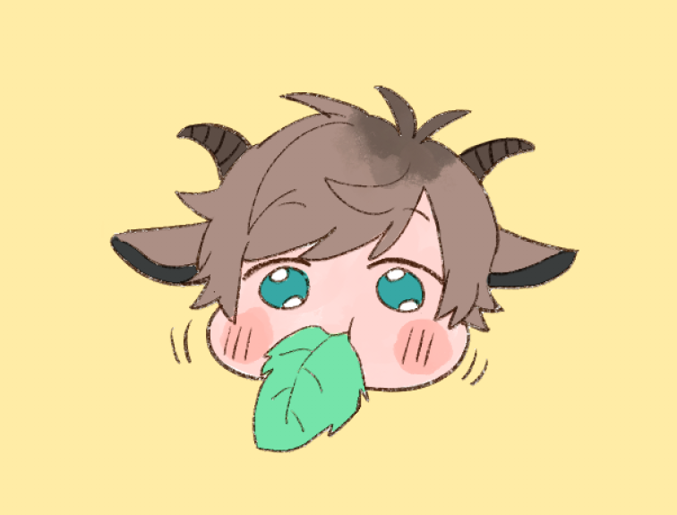 「もしゃ...もしゃ... 」|ハヤノリ5/4吾が手のイラスト