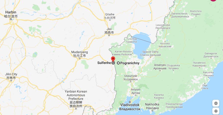 Карта суйфэньхэ на русском для туристов