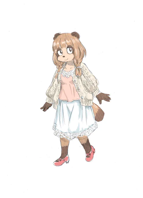 ローゲージとハイゲージの描き分けが不得意って言うかニット全般が不得意そもそもデッサン力がない。 