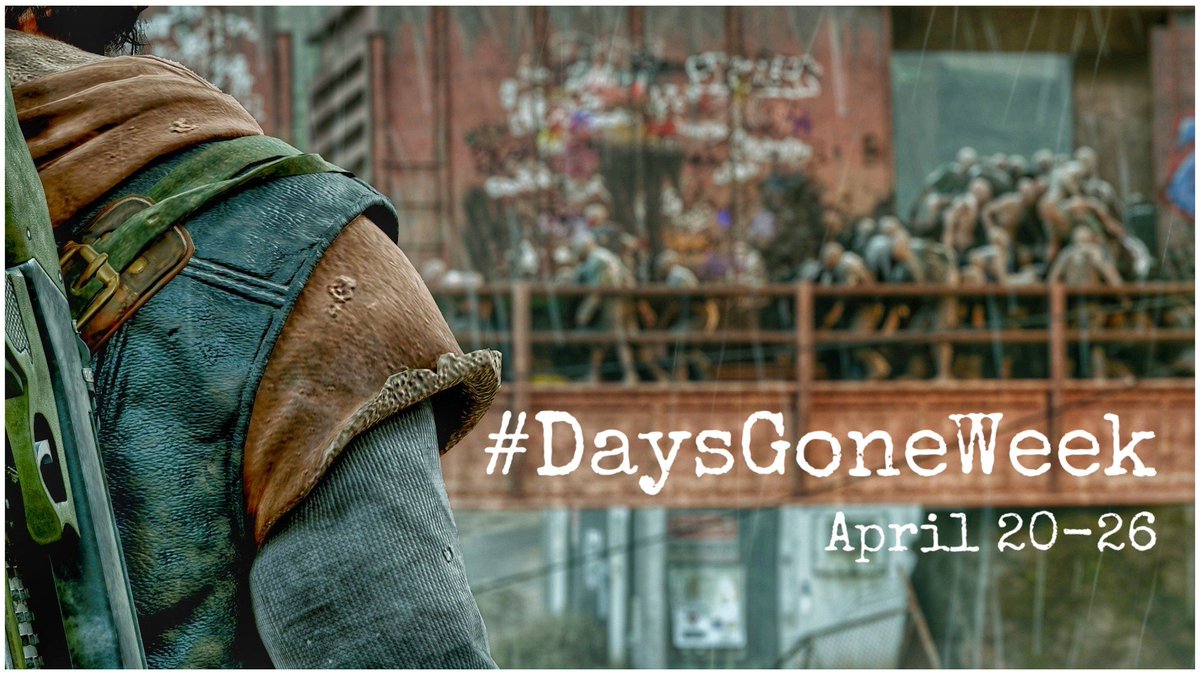 📢 Attention all #DaysGone fans!

We are kicking off the inaugural #DaysGoneWeek on Monday, April 20th! There will be interviews, giveaways, videos, streams, a photo mode contest with prizes and more!

Check out the full event schedule and info here: thebrokenroad.blog/2020/04/06/day…