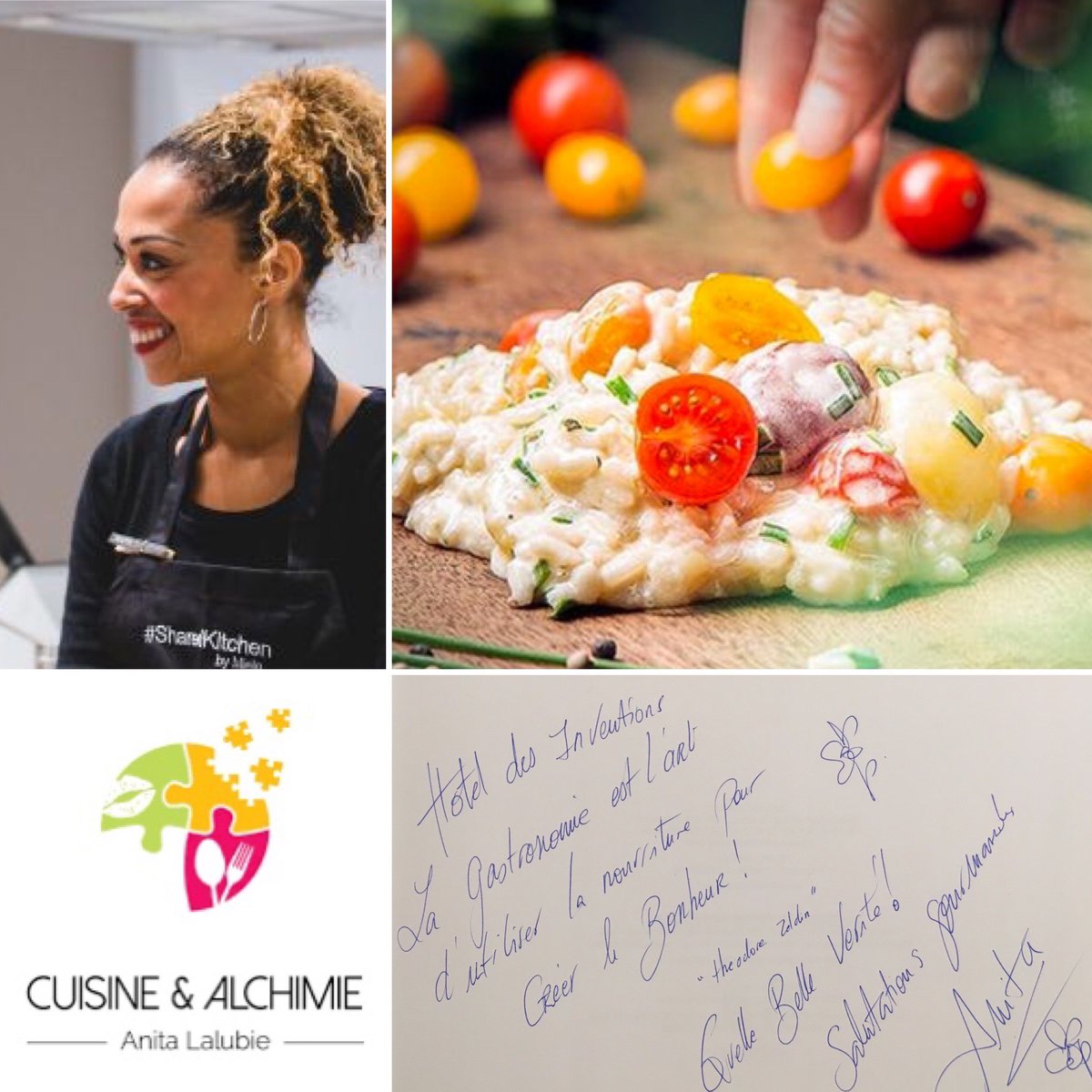 HotelInventions's tweet photo. Nous commençons notre série d'artistes avec quelqu'un qui nous est très chère : Anita Lalubie. Elle a fait une émission culinaire, elle est nutritionniste, consultante et possède son laboratoire à Etoy (VD). ⠀
⠀⠀
https://t.co/EBJAUeiLCJ

@AnitaLalubie @hepgroup https://t.co/OItNwE42g6