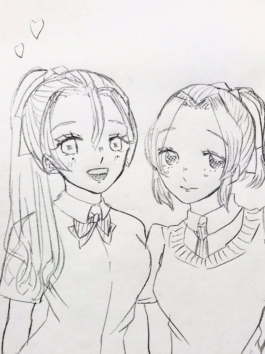 クラスのマドンナがお揃いの髪型をしているようです 