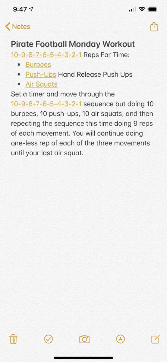 Coach_Forrest's tweet photo. #MoveOutMonday @MHSPirateNation @MHSPirateFB make sure we attack the week. Get your school work done for the day, download the latest @PirateNationPod and get to work! https://t.co/Q9rC3wo4rv