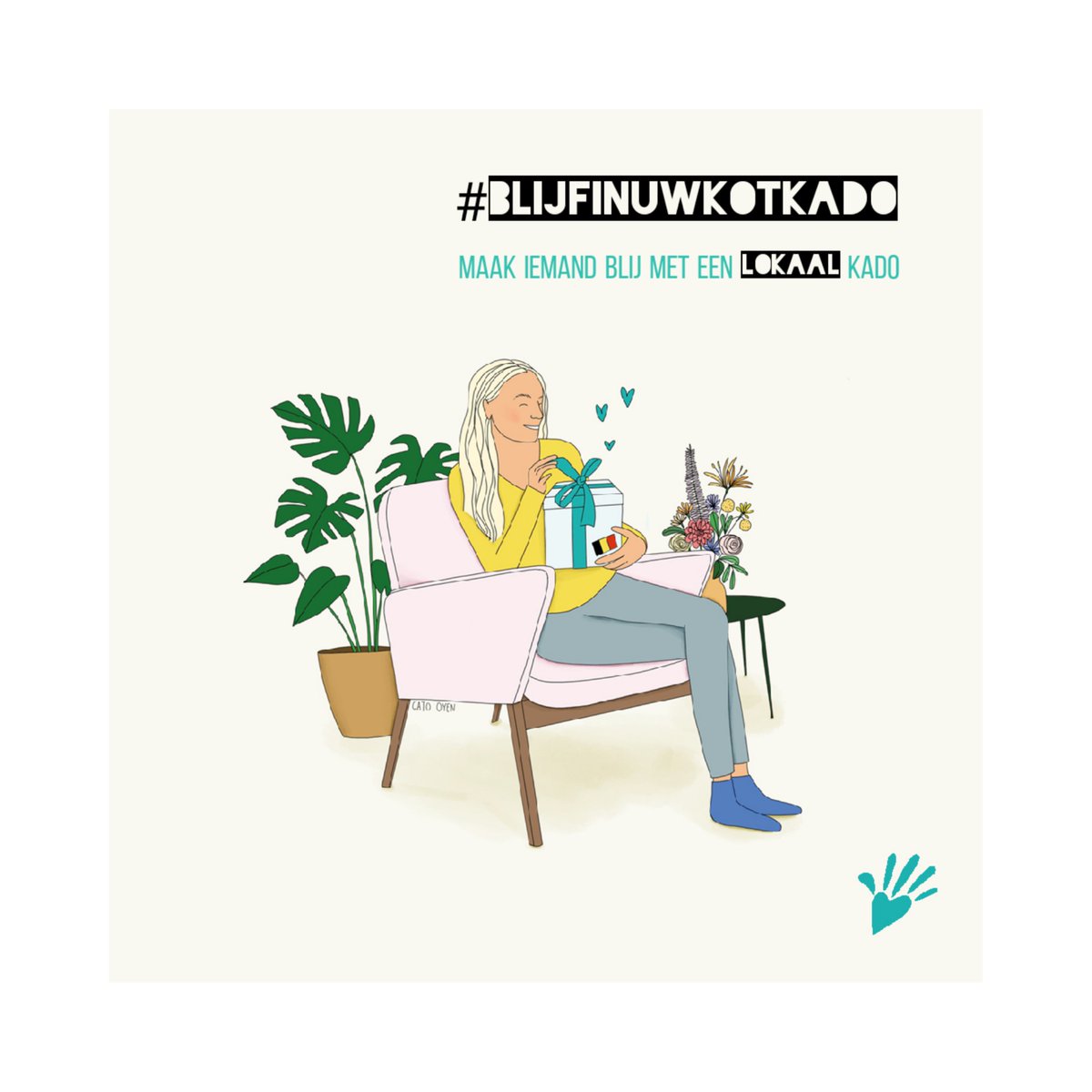 sofiesmolders's tweet photo. Vandaag lanceren we #blijfinuwkotkado. Stuur iemand een lokaal cadeau, rechtstreeks uit lokaal atelier. Win-win: #kooplokaal en #samensterk.
2 euro per pakje doneren we aan #coachingforheroes
@veerledobbelaer https://t.co/z3RbqgSmY2