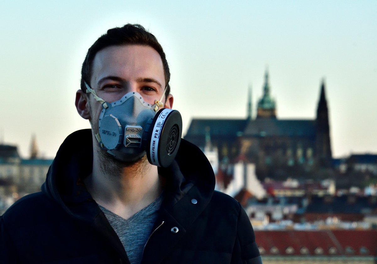 CIIRCCTU's tweet photo. How protective masks #rp95 are printed at #CIIRC and what was the origin of this idea? 
🎥You can watch the video done by @iDNEScz 

https://t.co/UbChCLSJKi https://t.co/39C2HgcjvX