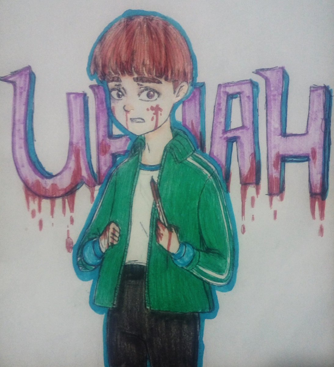 MadameConny's tweet photo. E echo este dibujo de Uriah, creado por una ilustradora del genero del terror y el misterio. OS recomiendo le lean el cómic, pueden encontrarlo en Webtoon tanto en inglés como en español.

#Uriah #Terror #ComicHorrorhistories #Mistery  #Fanarts #WEBTOON https://t.co/1G2j6wqqP1