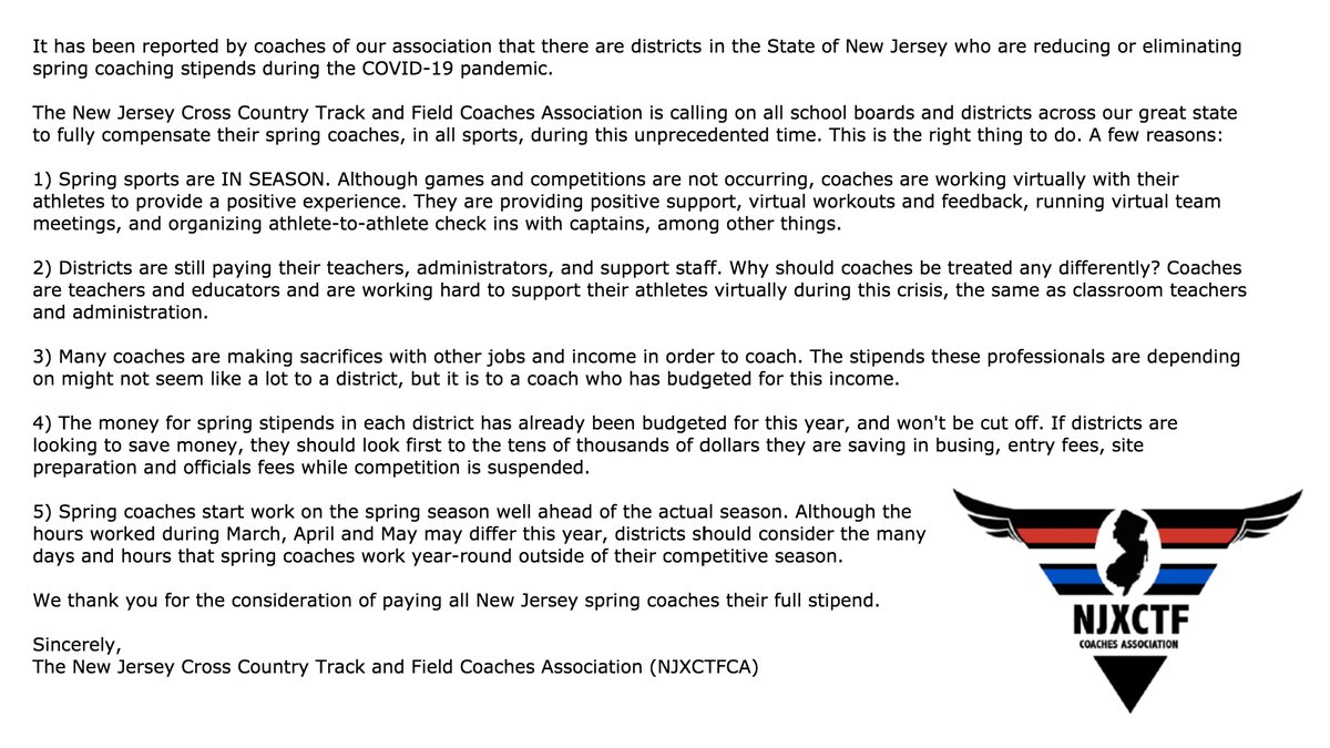 Attention Coaches: Important Info