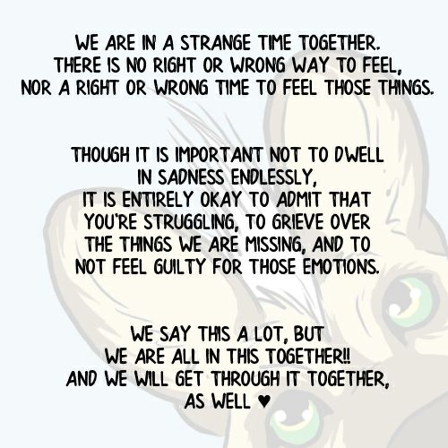SexOneFour's tweet photo. Good morning goodest readers! A hot take on the elephant in the room on #MentalHealthMonday is... IT'S OKAY TO BE SAD during a pandemic! Who knew, right? But it's true. Read on.. (with: @APD_Alala ) https://t.co/6gfETdcotL