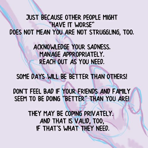 SexOneFour's tweet photo. Good morning goodest readers! A hot take on the elephant in the room on #MentalHealthMonday is... IT'S OKAY TO BE SAD during a pandemic! Who knew, right? But it's true. Read on.. (with: @APD_Alala ) https://t.co/6gfETdcotL
