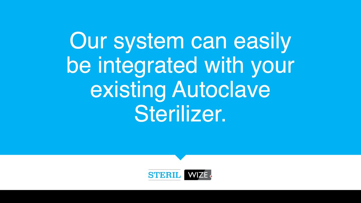 SterilWizeLtd's tweet photo. Our system can easily be integrated with your existing Autoclave Sterilizer. https://t.co/f385ksyxDV
#Dentist #dentists #dentistry #sterilization #dentalclinic #computerguided #wize #sterilwize #autoclave #sterilize https://t.co/ADoJZycbsy