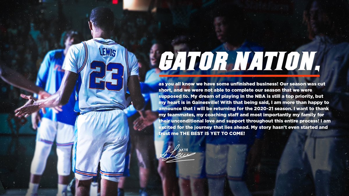 Scottie23L's tweet photo. IM BACKKKKKKK @GatorsMBK https://t.co/Dkv7uwRlsQ