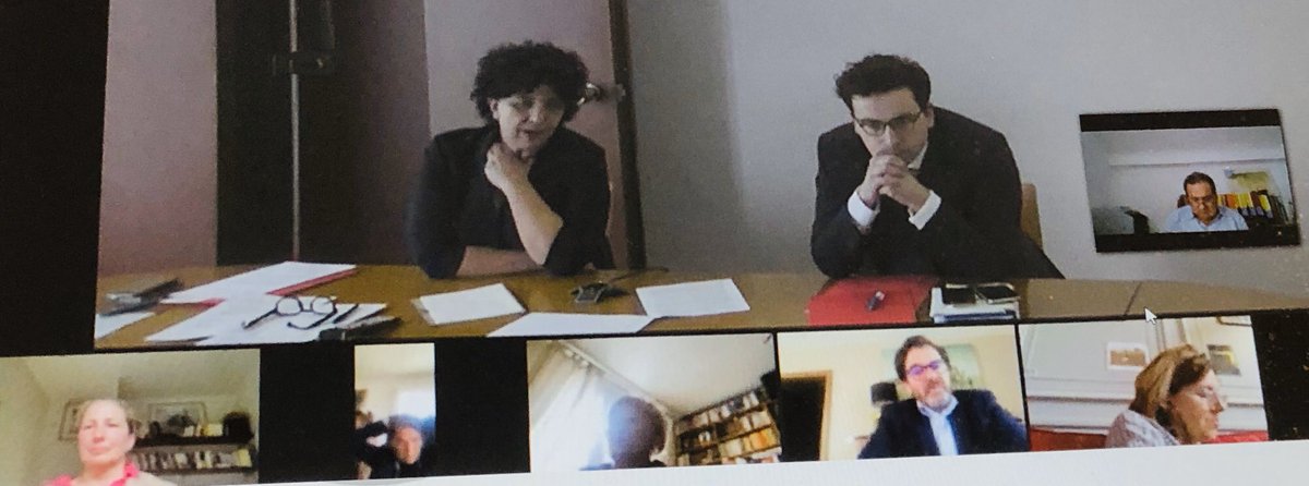 max_brisson's tweet photo. 2ème audioconf de la journée avec @VidalFrederique la ministre de @sup_recherche qui retrouve la #ComCultEduc pour la seconde fois en moins de 6 jours. Nos questions portent sur la protection des étudiants restés en résidence universitaire et sur les adaptations de #Parcoursup https://t.co/AjRD4I9zZo