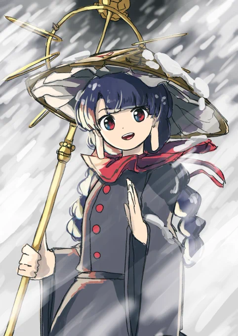 #深夜の真剣お絵描き60分一本勝負 
邂逅 