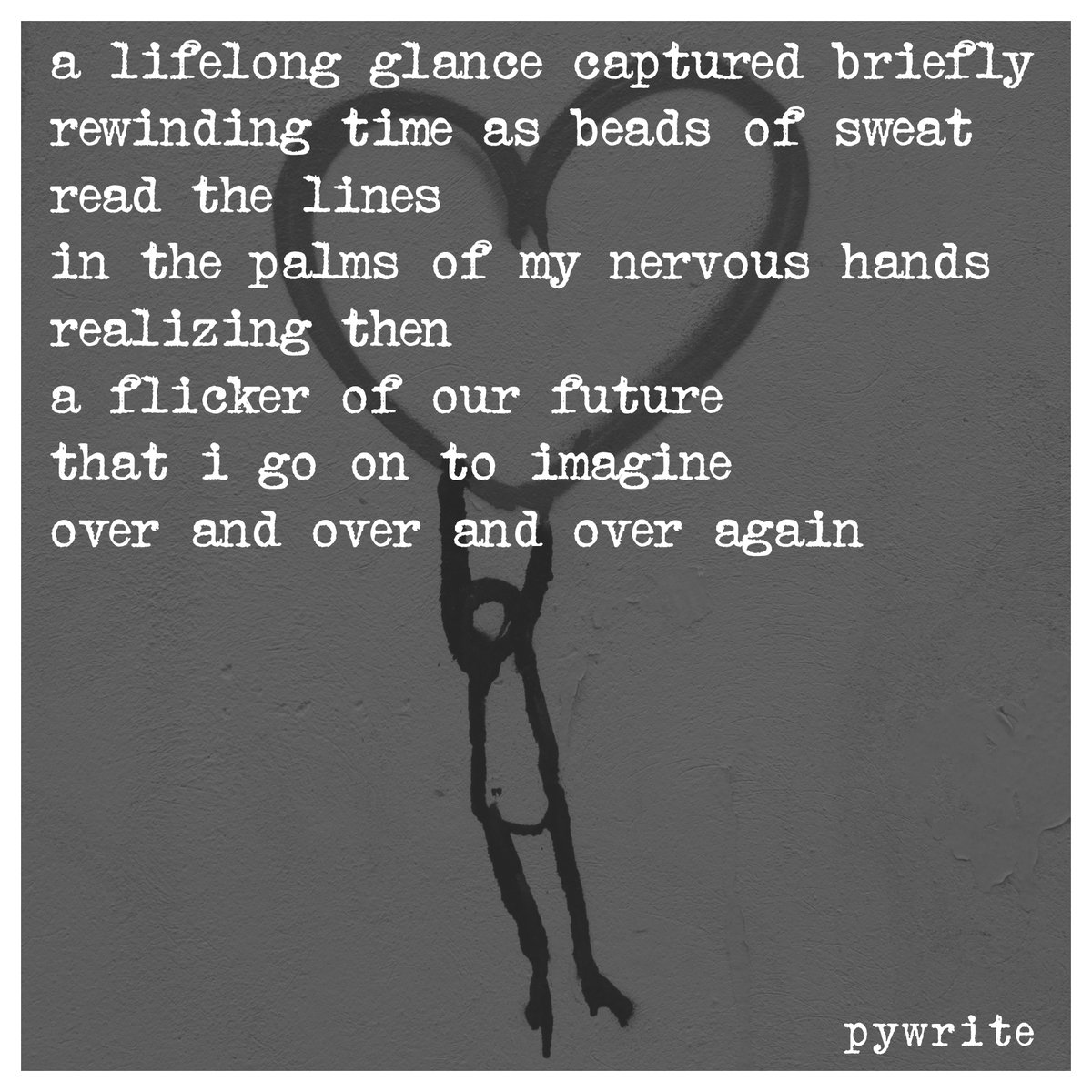 "over again"
#poetry