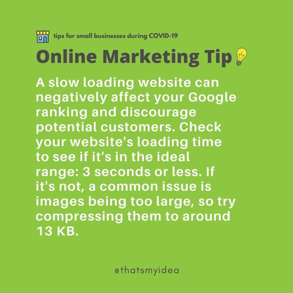 thatsmyidea's tweet image. Stay tuned for more #marketingtips essential to small businesses during this difficult time. #smallbusinessmarketing #websitedesign #supportlocal