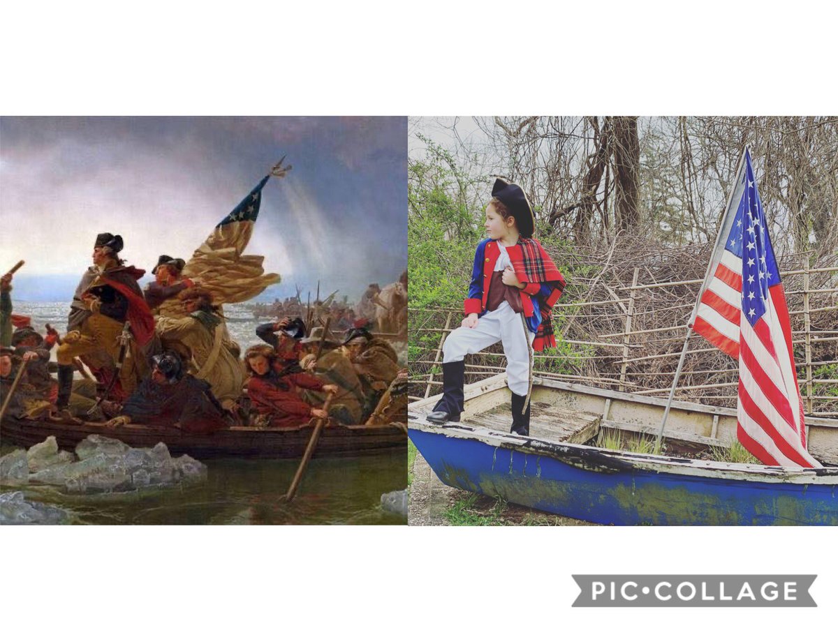 erinquinny's tweet photo. @GettyMuseum “Jules Washington Crossing the Delaware” https://t.co/TnOH72yiMo