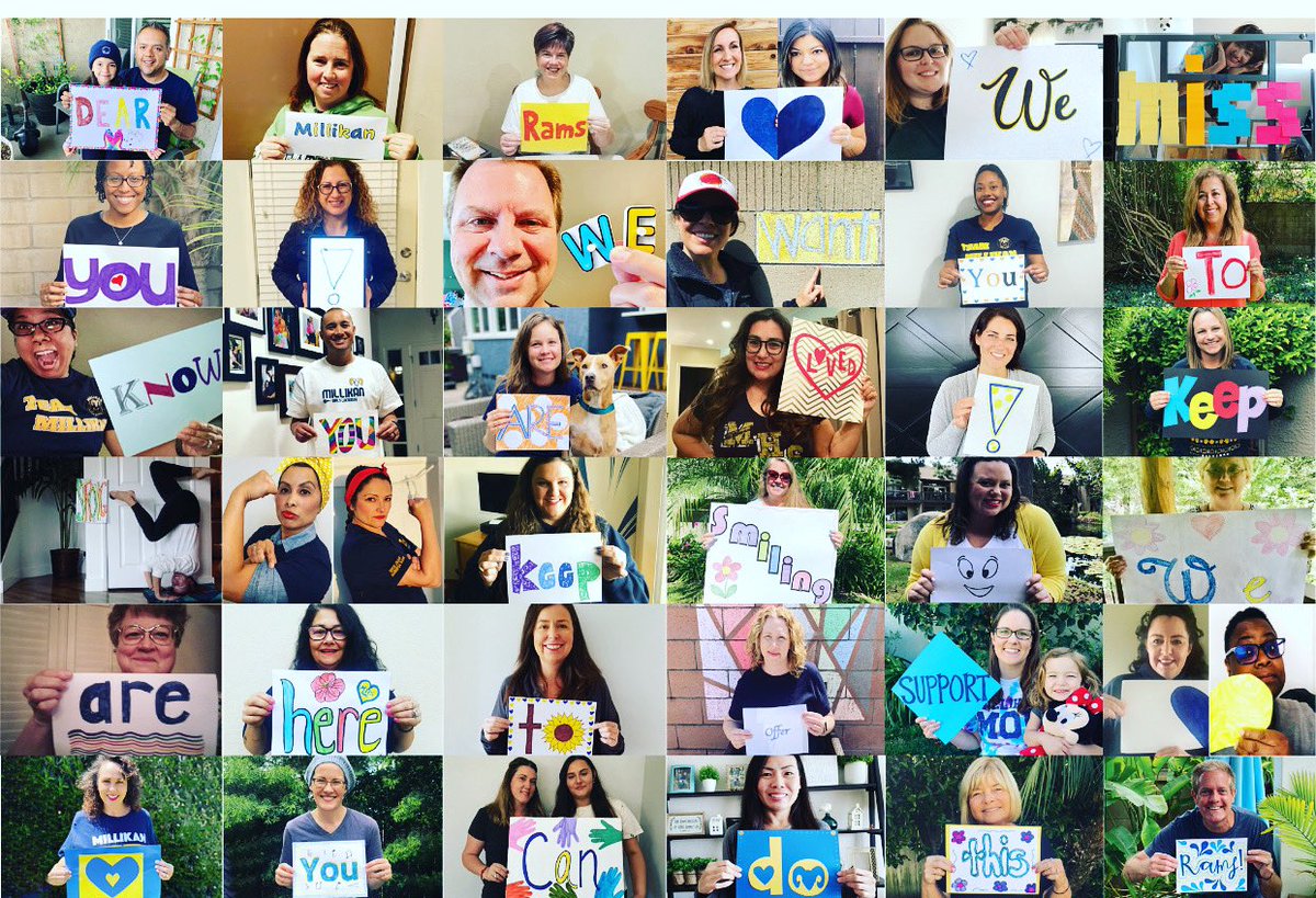 Good morning RAMS! Here is a special message from our staff to help you kick off this new week! 💙💛💙💛 #proudtobeLBUSD