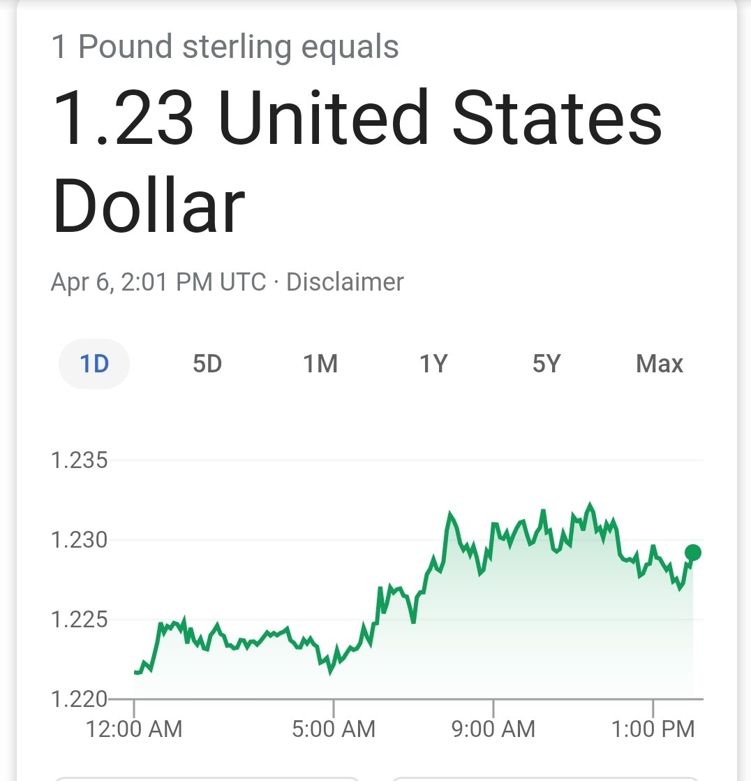 Cable rises after #BoJo admitted to hospital. Markets reweighing #Brexit without him?