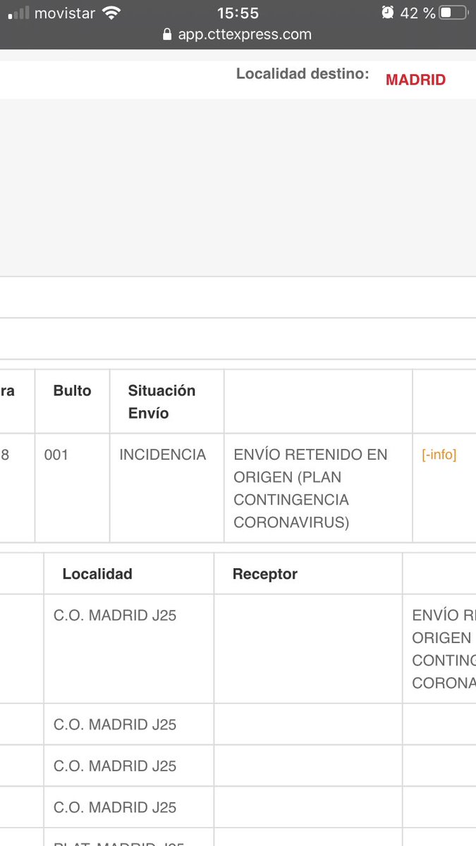 PabloArru's tweet photo. @CttExpressATC que se supone que pasa? Me estaban trayendo el paquete a casa y se lo vuelven a llevar a la oficina?? Es una broma? https://t.co/CMJneMSFrB