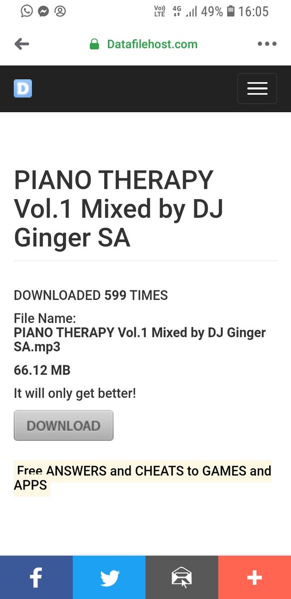 🙏Piano Therapy Vol. 1 datafilehost.com/d/da748877

HOPE YOU READY FOR PIANO THERAPY Vol.2 🎹🎹🎹🔐🔐🔐

#ForeverFreshEnt
#ForeverFreshDjs