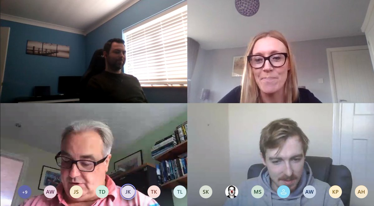 Working from home isn't slowing us down at Lampada, we still manage to communicate and see each other regularly!